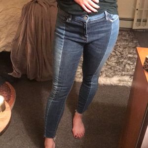 Two Tone PacSun Skinny Crop Jeans 27